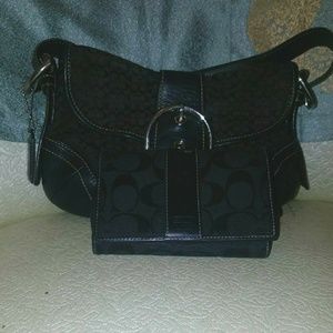 Authentic Coach wallet and purse